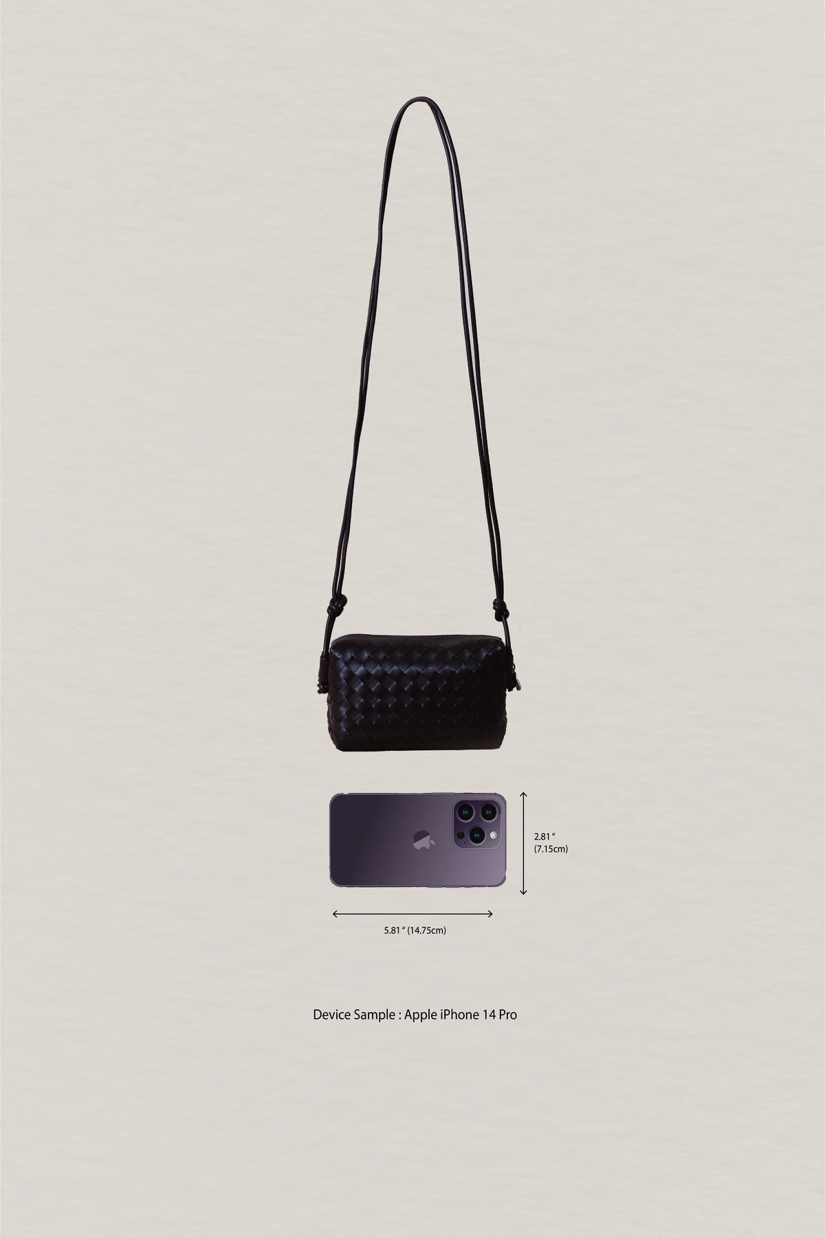 Artisan Elegance Box Bag - Black Currant