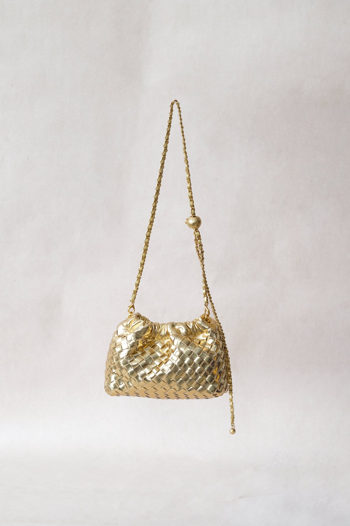 Artisan Signature Cloud Bag - Shinny Gold