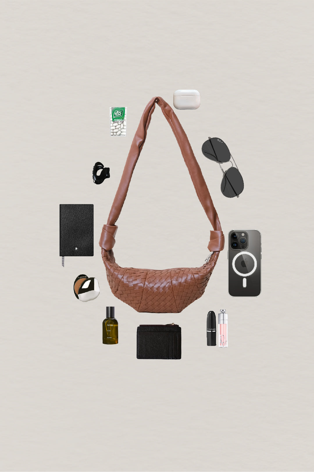 Artisan Classic Crescent Bag - Shinny Chestnut