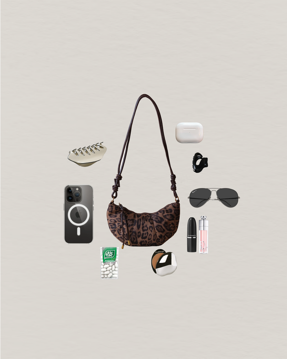 Matte Little Delight - Leopard Brown