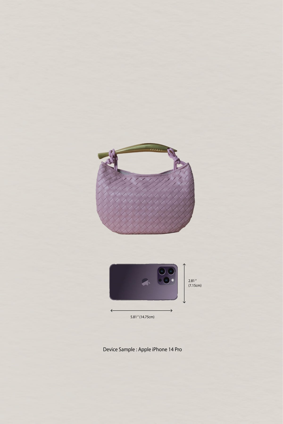 Artisan Classic Dumpling Bag - Lotus Pink