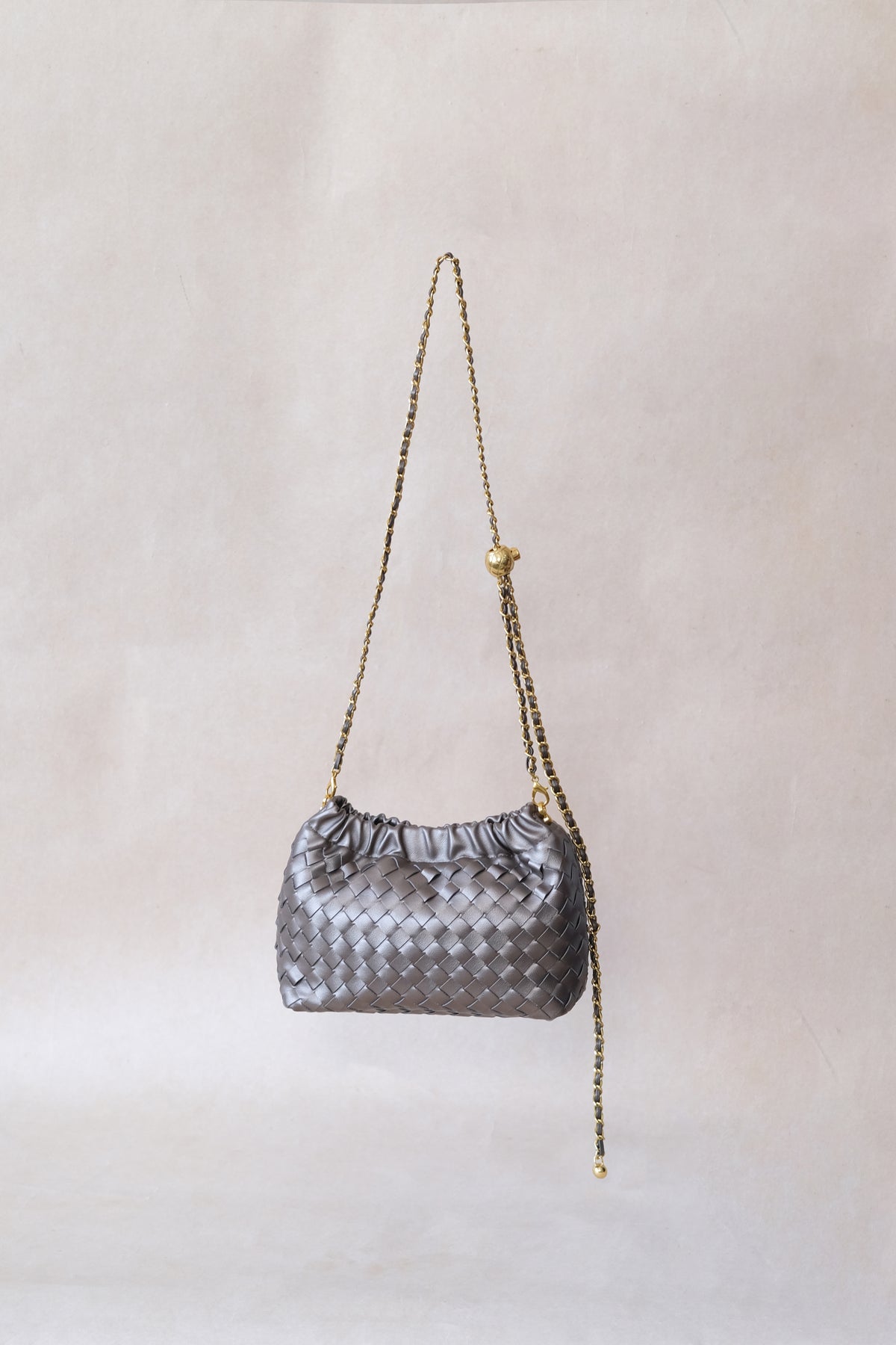 Artisan Signature Cloud Bag - Metallic Gray