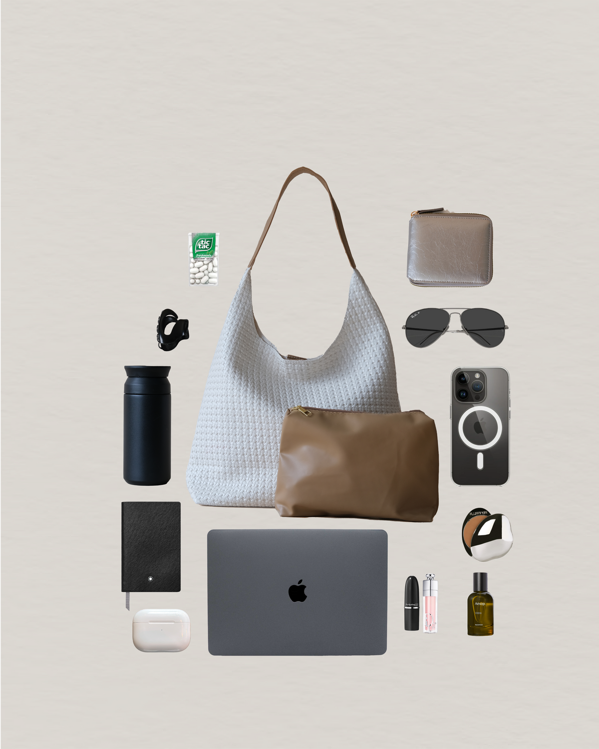 French Classic Carryall Set - Cream White