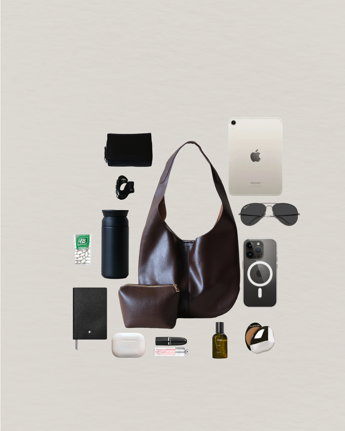 Lucie Soft Carryall - Coffee