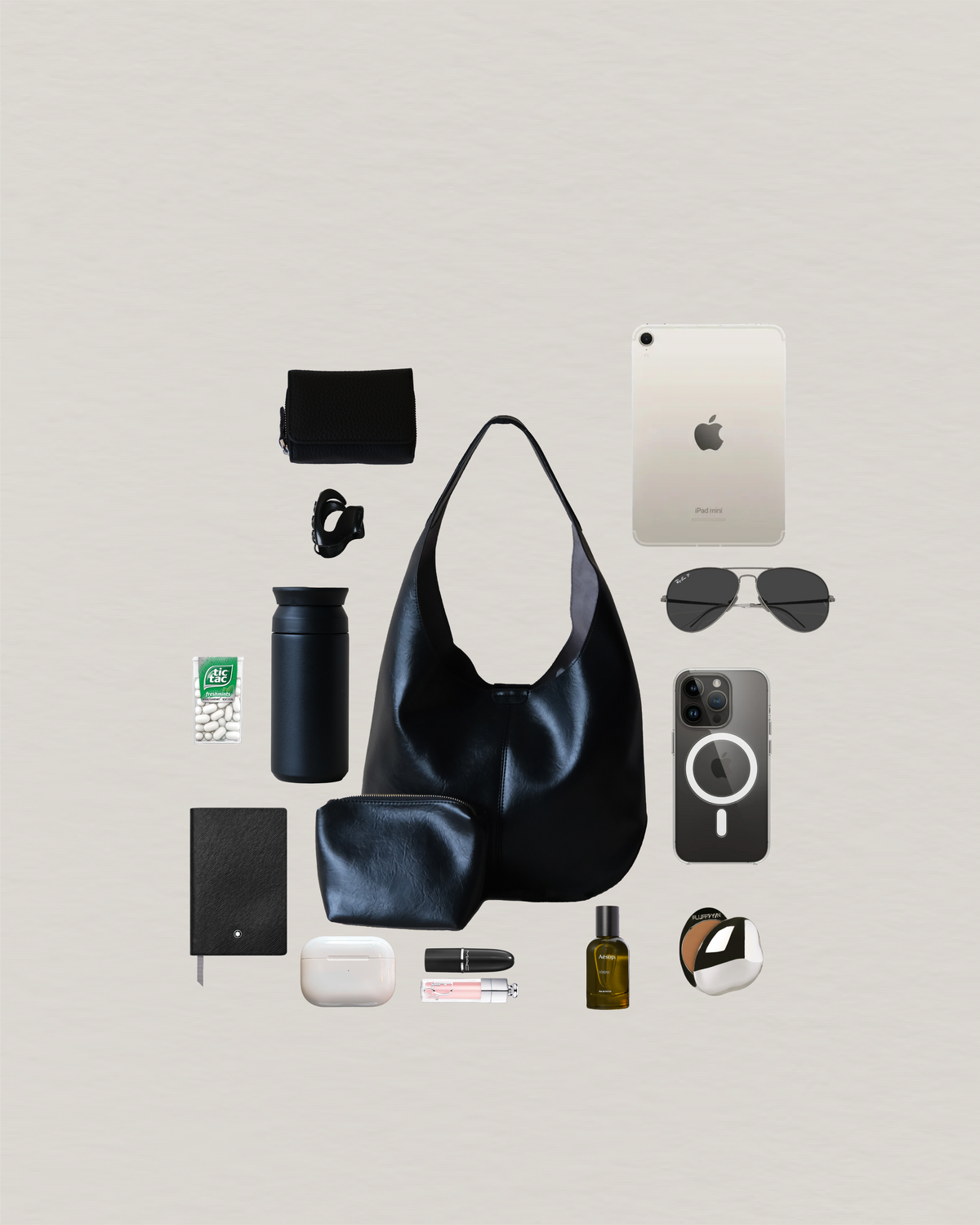 Lucie Soft Carryall - Classic Black