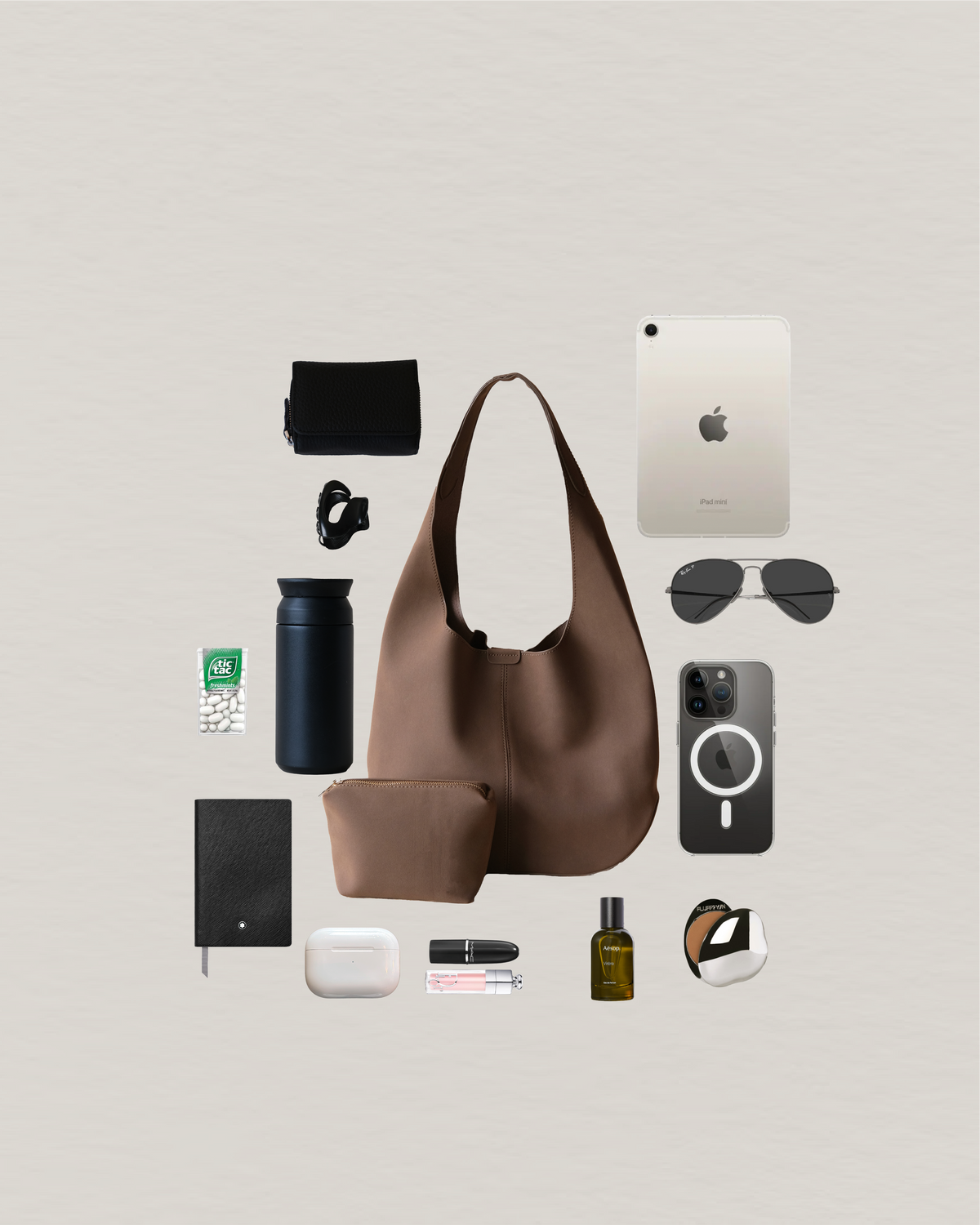 Lucie Soft Carryall - Matte Mocha