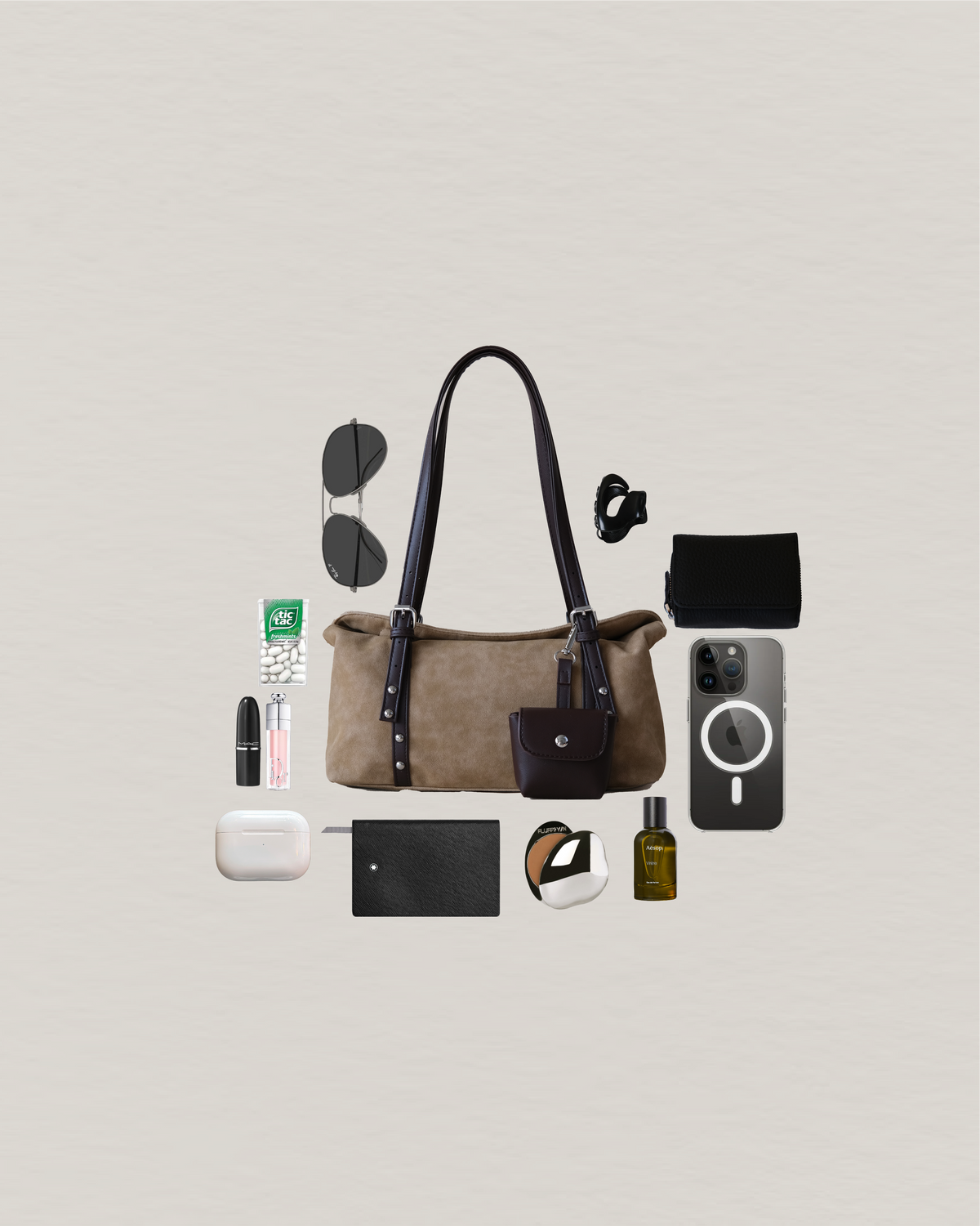 Margaux Pillow Bag - Brown