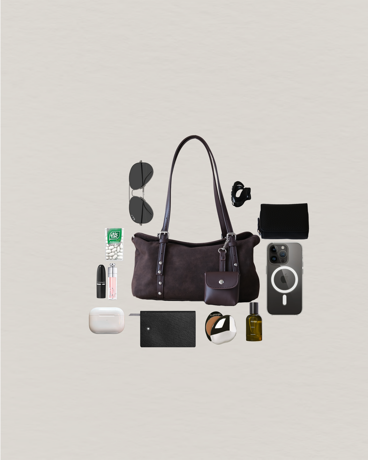 Margaux Pillow Bag - Coffee