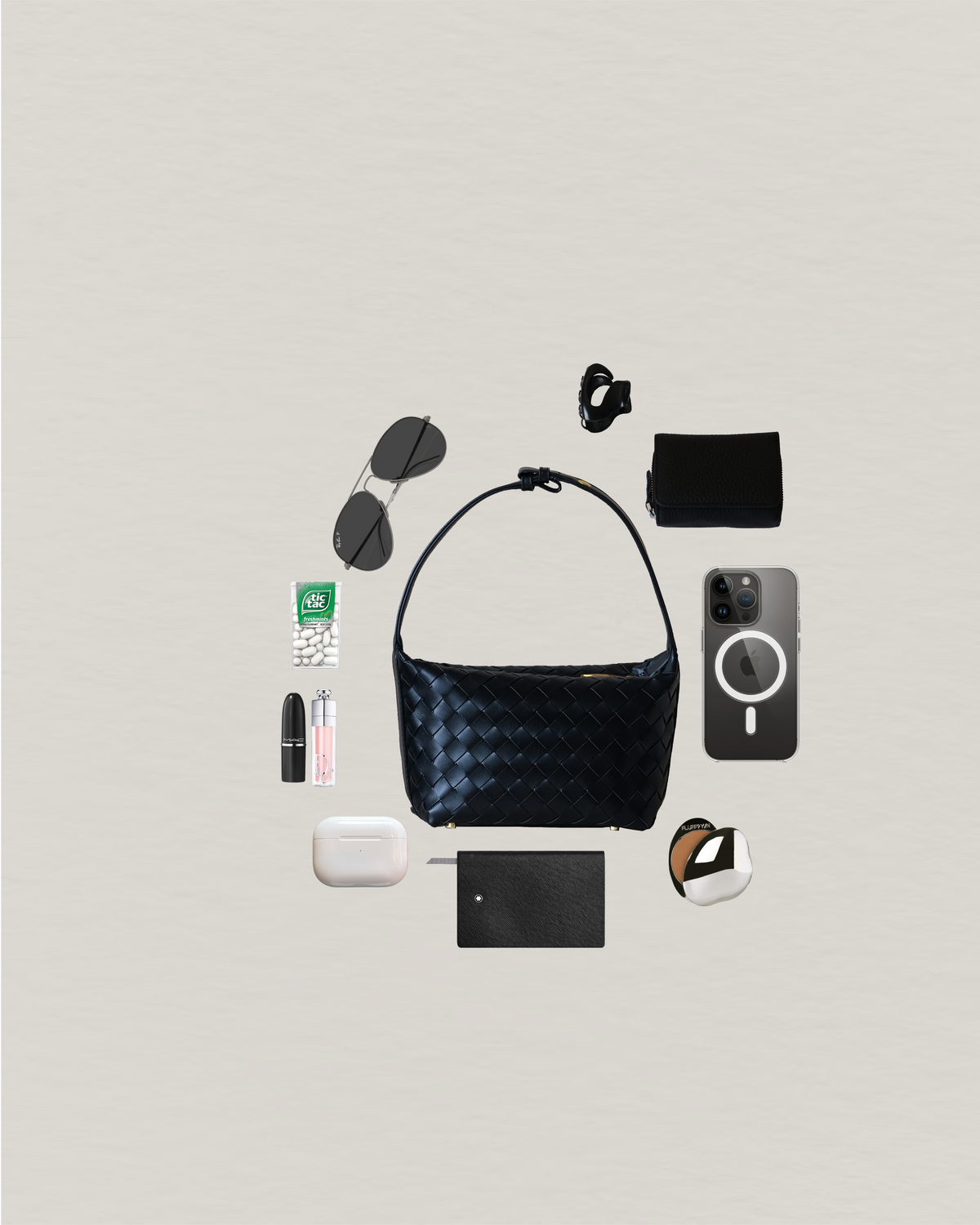 The Artisan Bag - Shiny Black