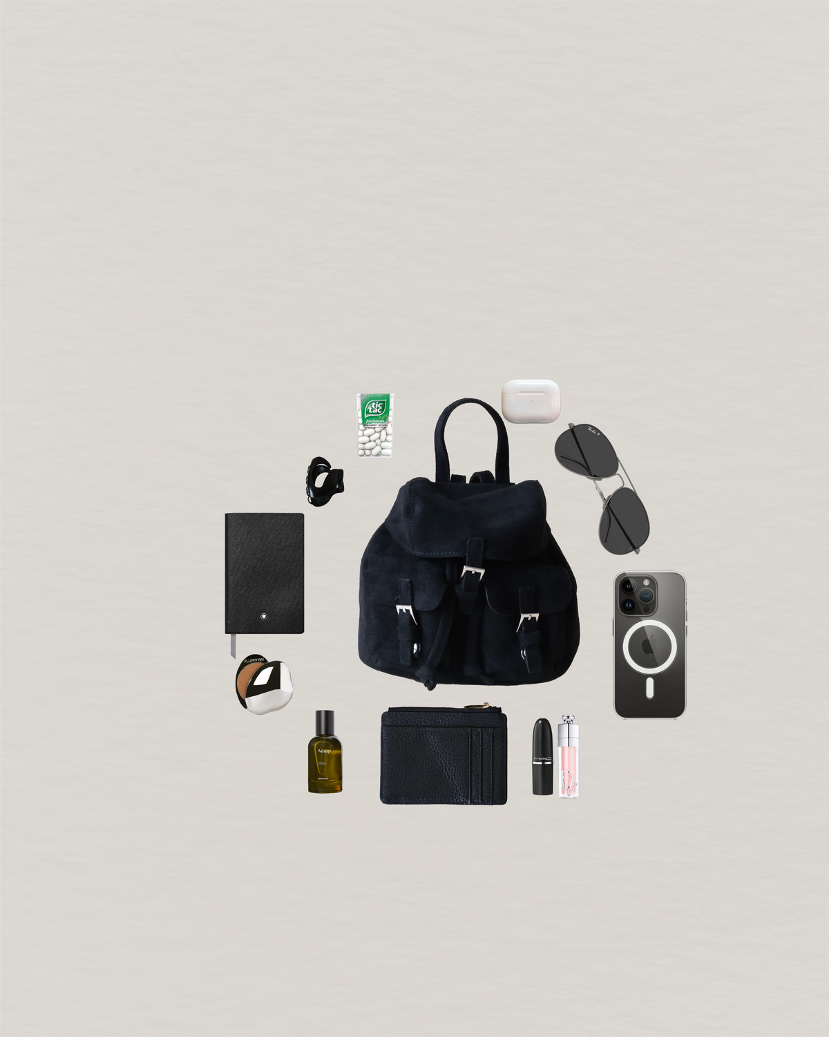Camille Petite Backpack - Classic Black