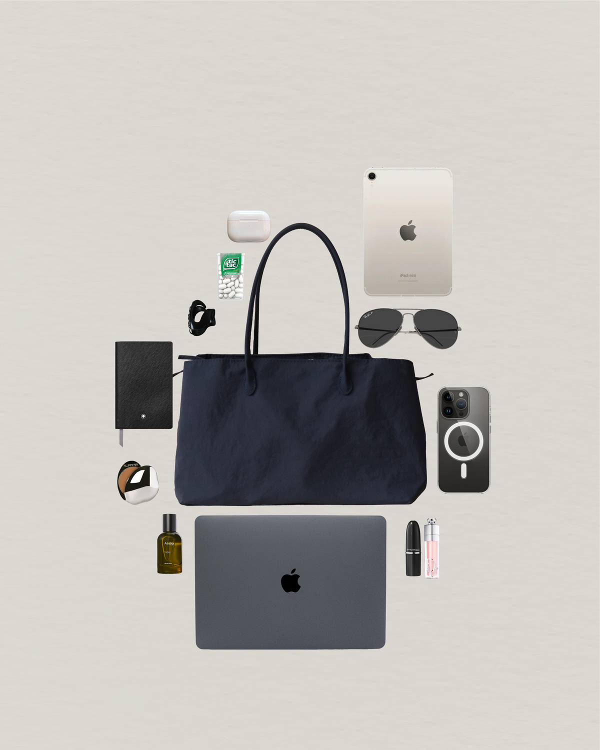 Noir Atelier Utility Tote - Classic Black