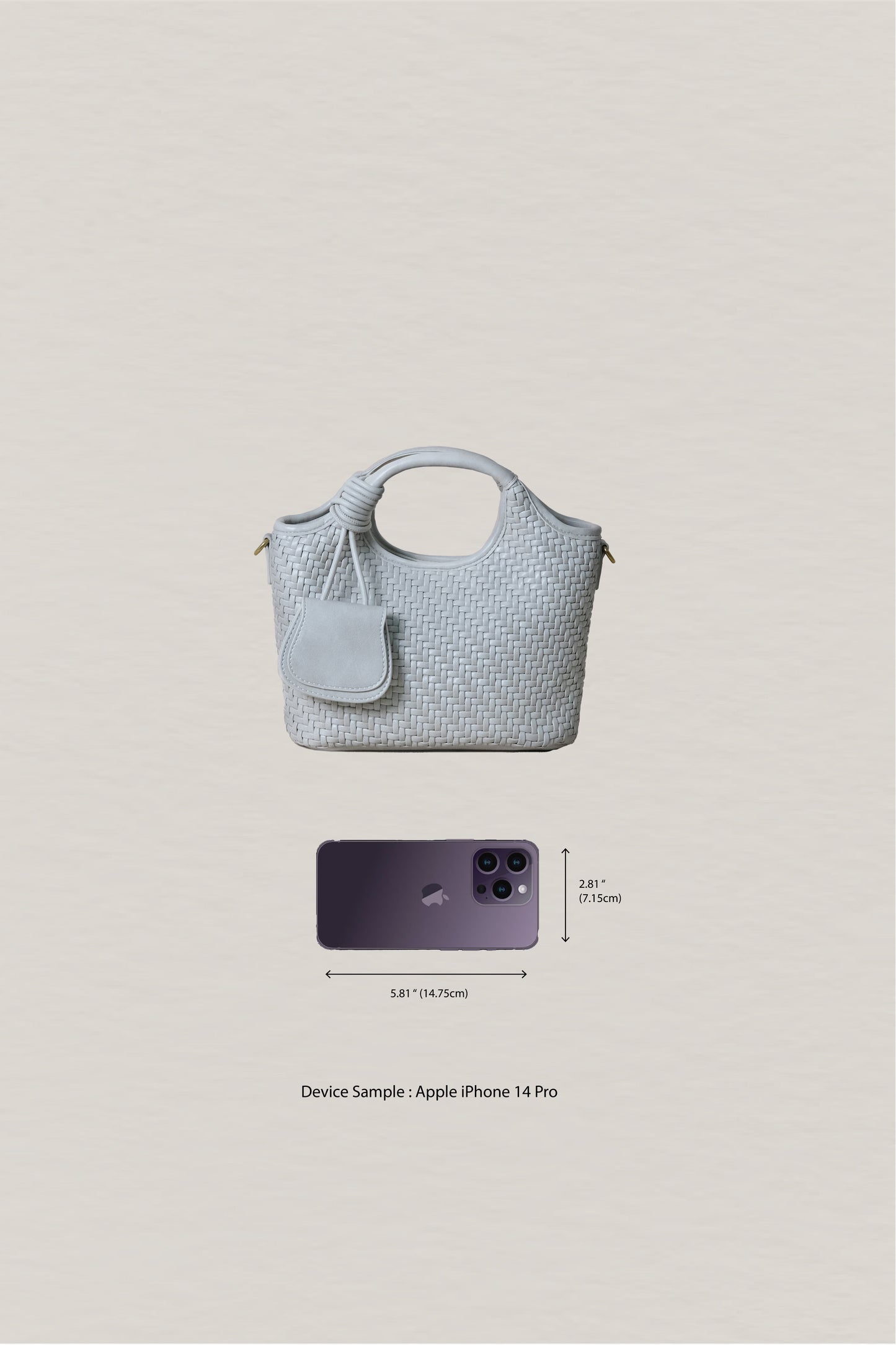 Artisan Sophia Basket Bag - White