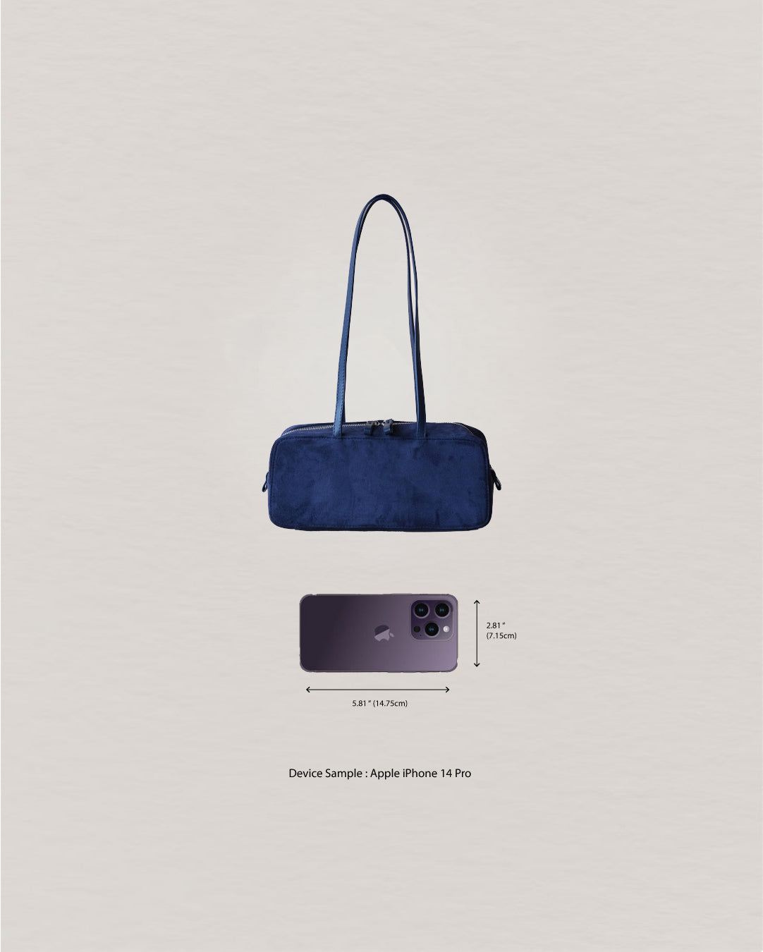 Éclat Everyday Shoulder Bag - Dark Blue