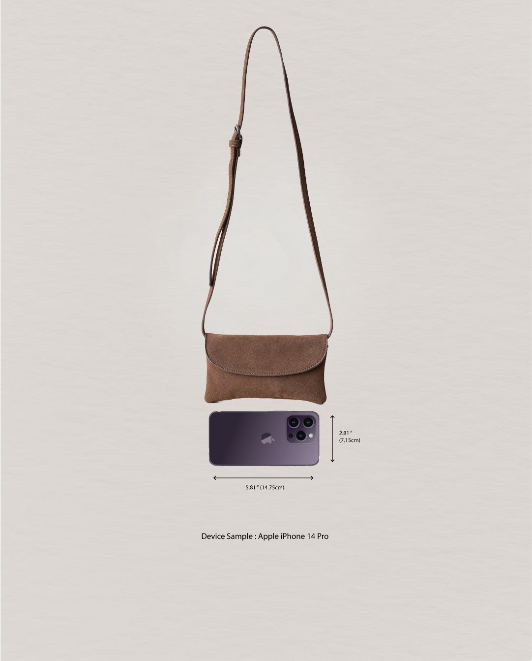 Élise Mini Crossbody - Chestnut