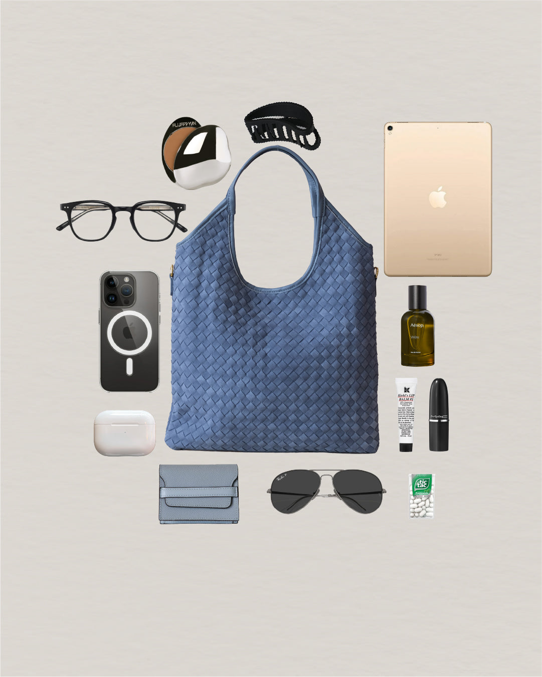 The Artisan Duo Tote - Warm Gray