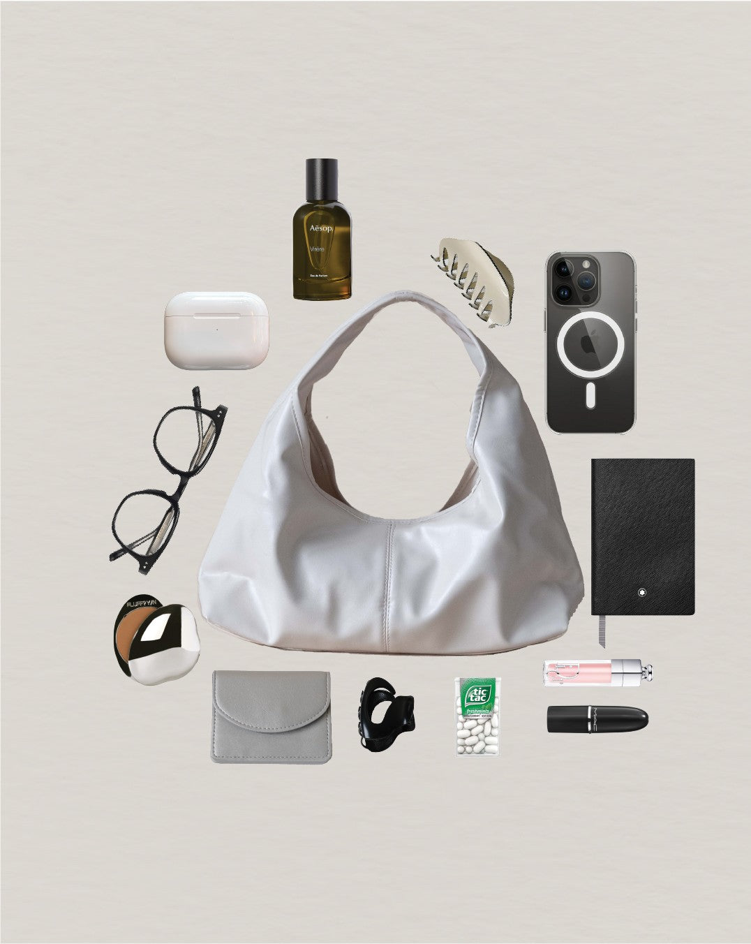 The Eloise Hobo - White