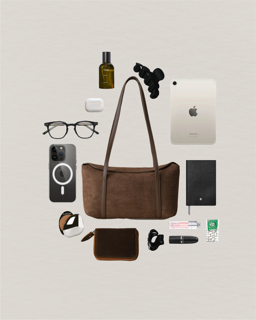 Matte Épure Carry Tote - Camel