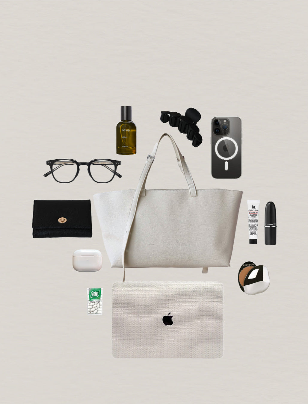 Celeste Commuter Bag - White