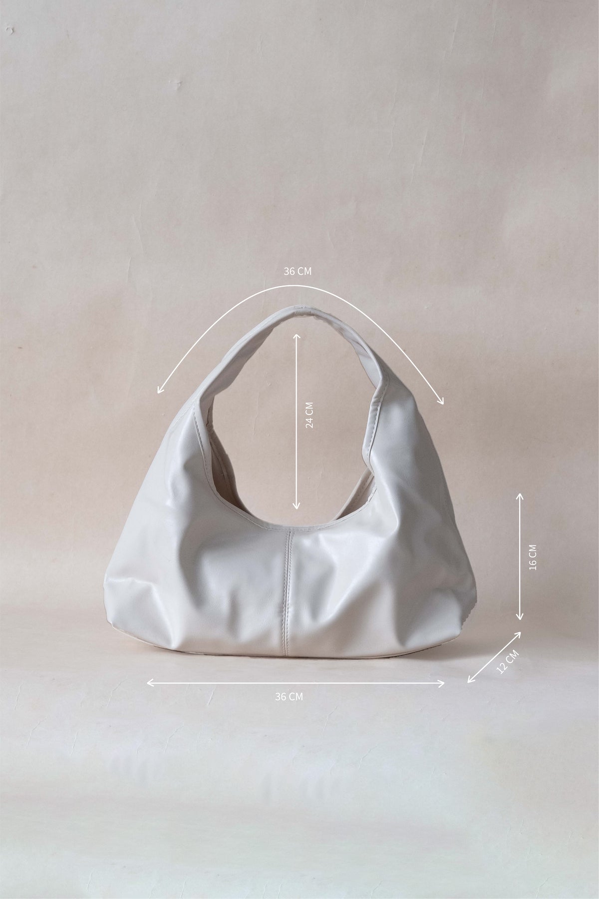 The Eloise Hobo - White