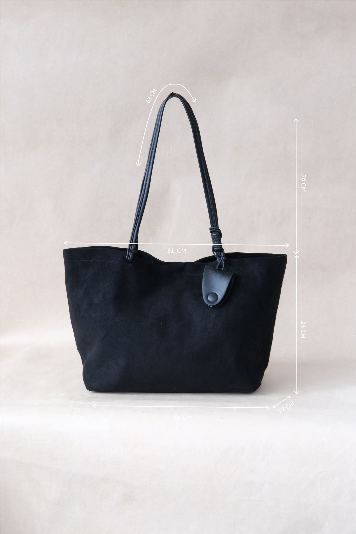 The Signature Soft Shoulder Bag - Classic Black