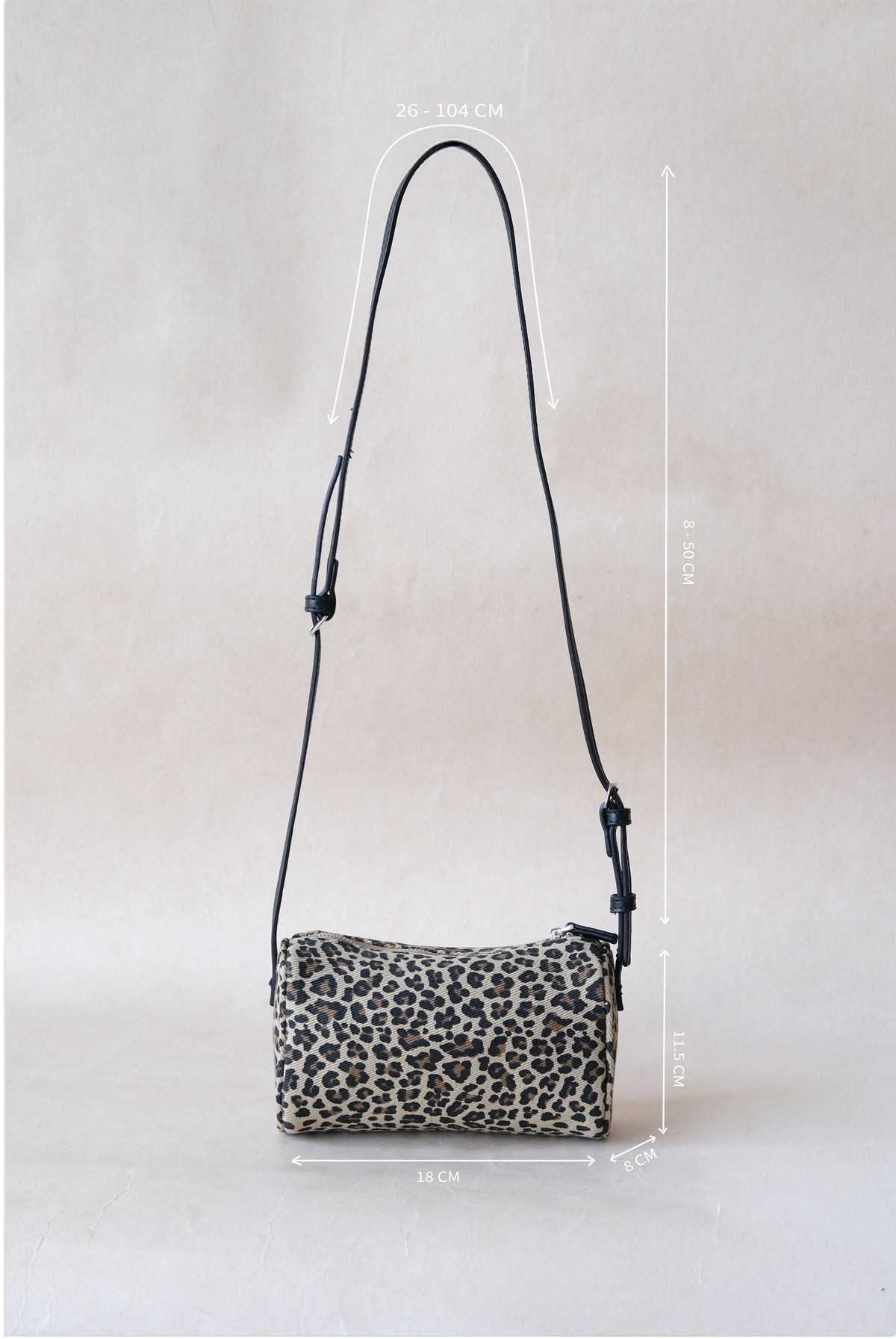 Matte Lumi Mini - Beige Leopard Print