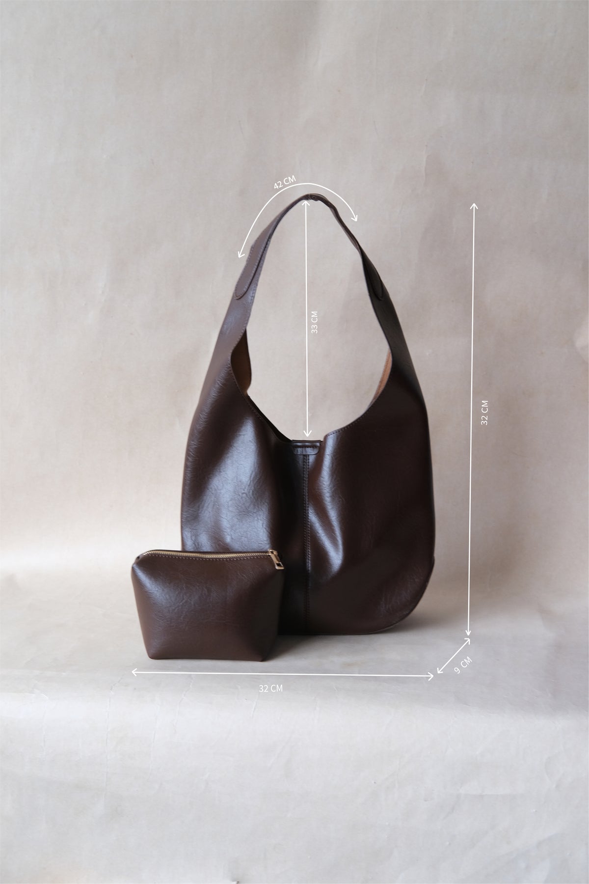 Lucie Soft Carryall - Coffee