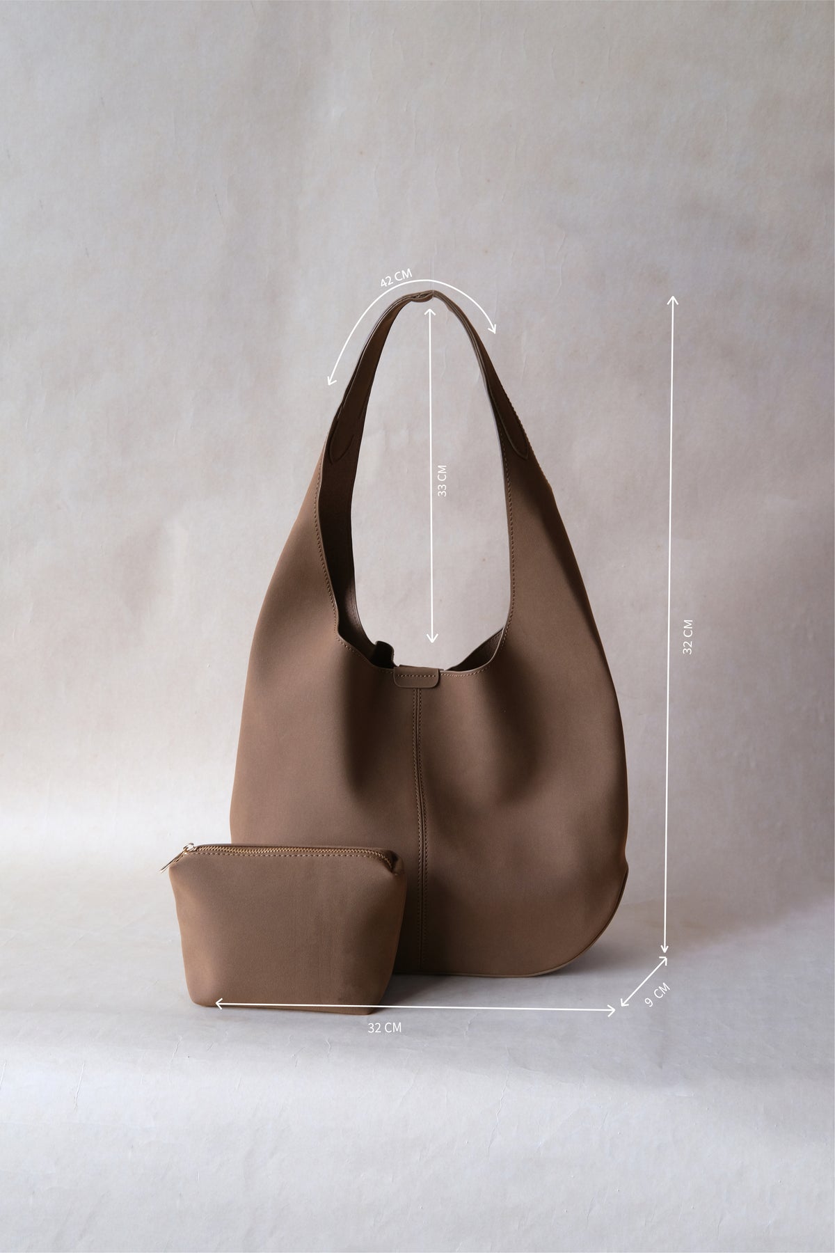 Lucie Soft Carryall - Matte Mocha