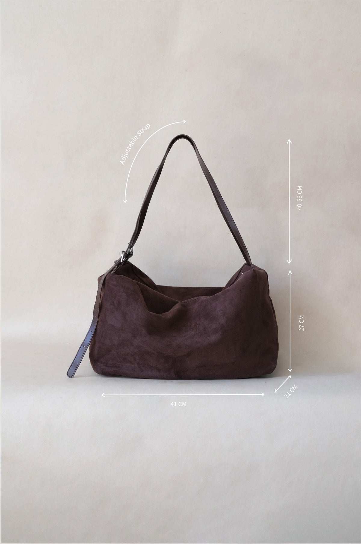 Urban Classic Suede Weekender - Coffee