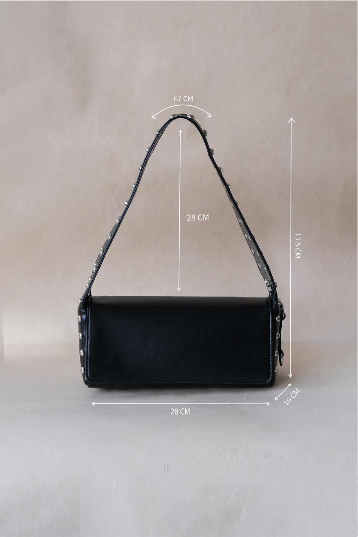 Léonie Classic Stud Bag
