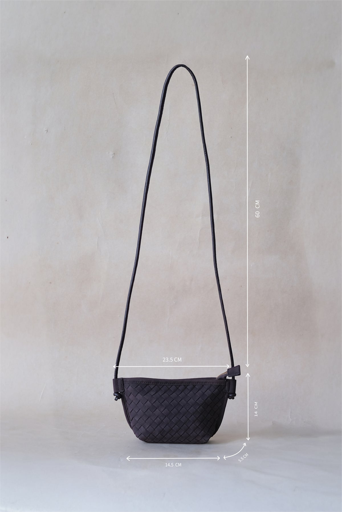Mini Artisan Satchel - Dark Chocolate