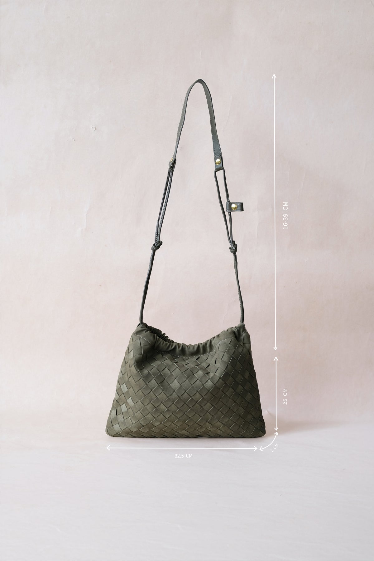 Artisan Cloud Satchel - Olive Green