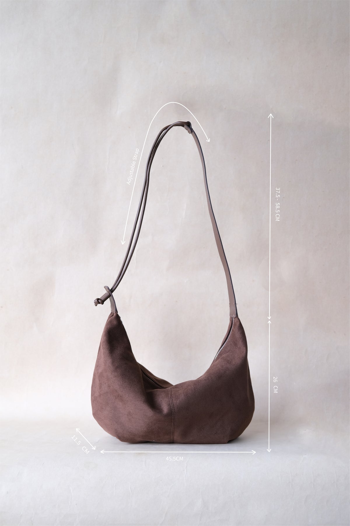 Oversize Dumpling Bag - Coffee