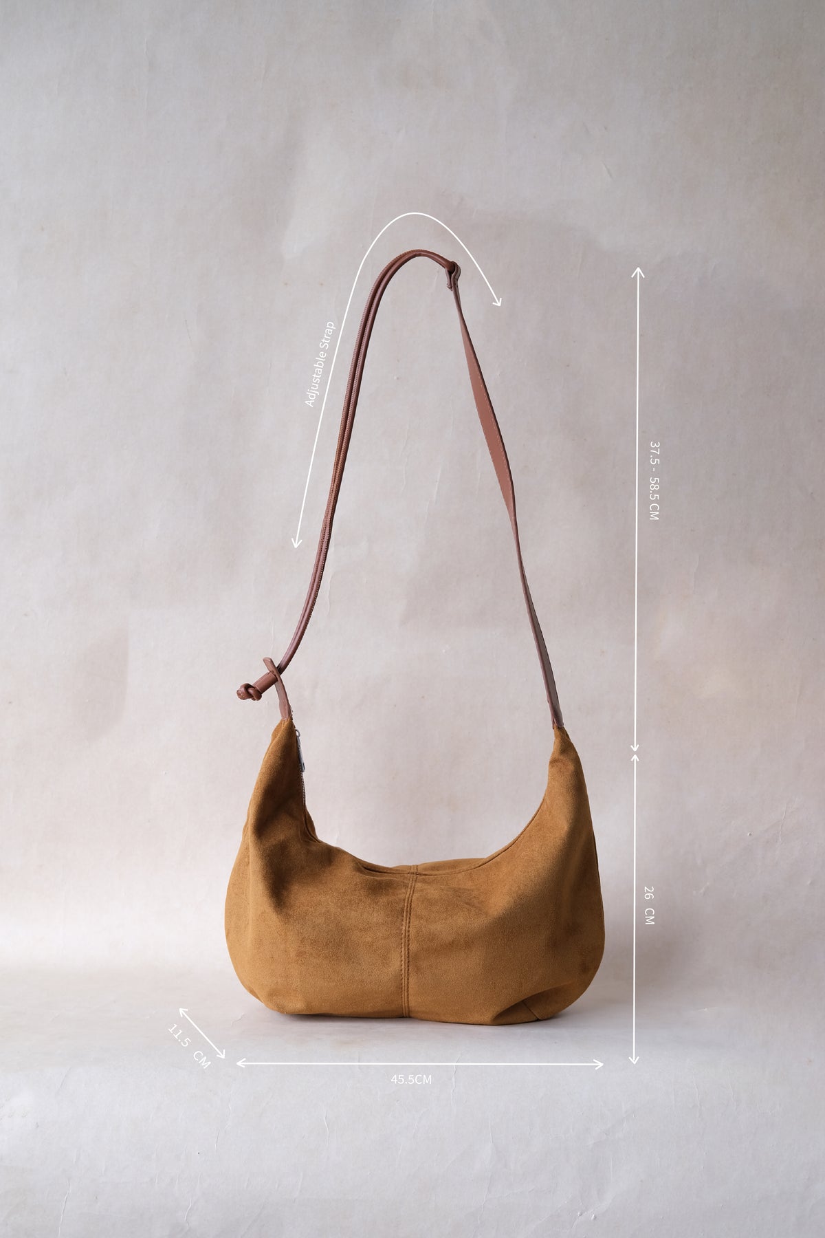 Oversize Dumpling Bag - Camel