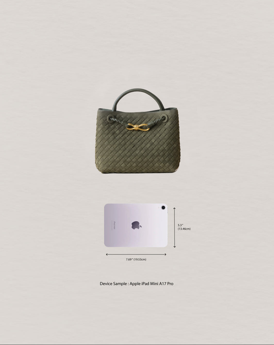 Artisan Velora Tote - Olive Green