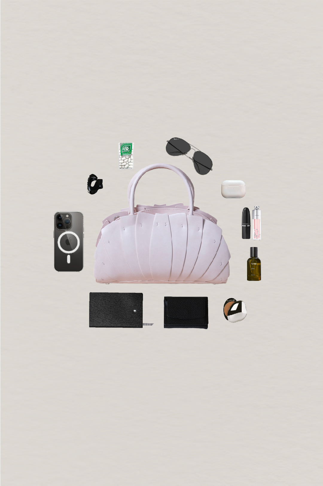 Artisan Lotus Grace Bag - Light Pink