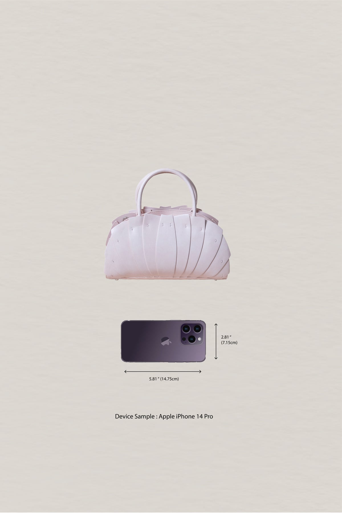 Artisan Lotus Grace Bag - Light Pink