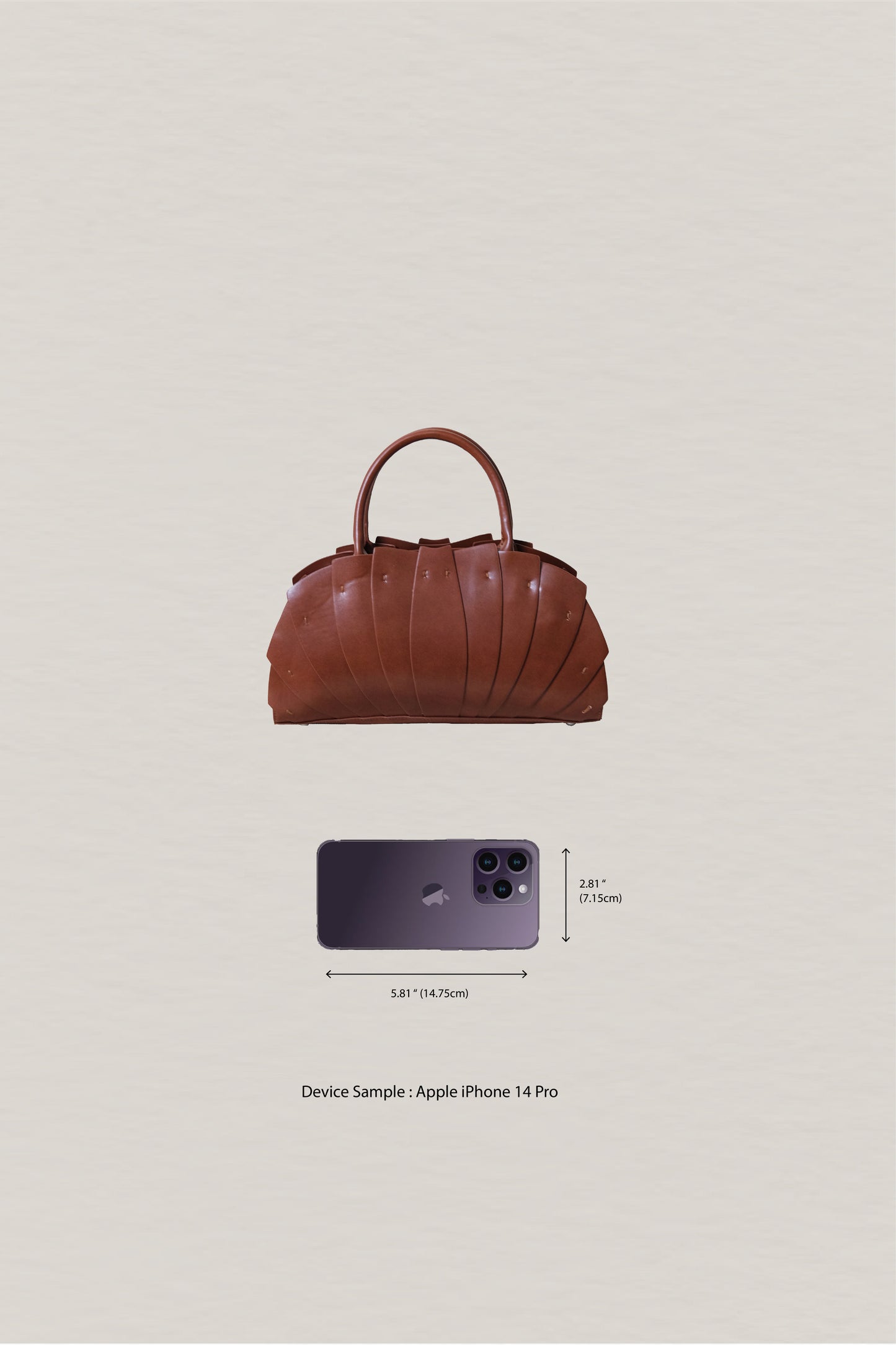 Artisan Lotus Grace Bag - Chestnut