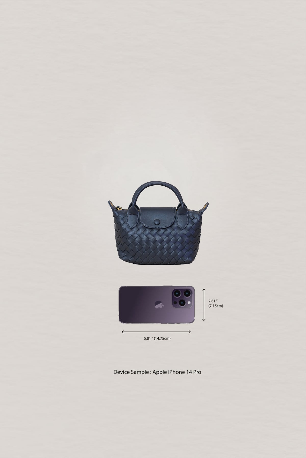 Artisan Véra Mini Carry Bag - Gunmetal Gray