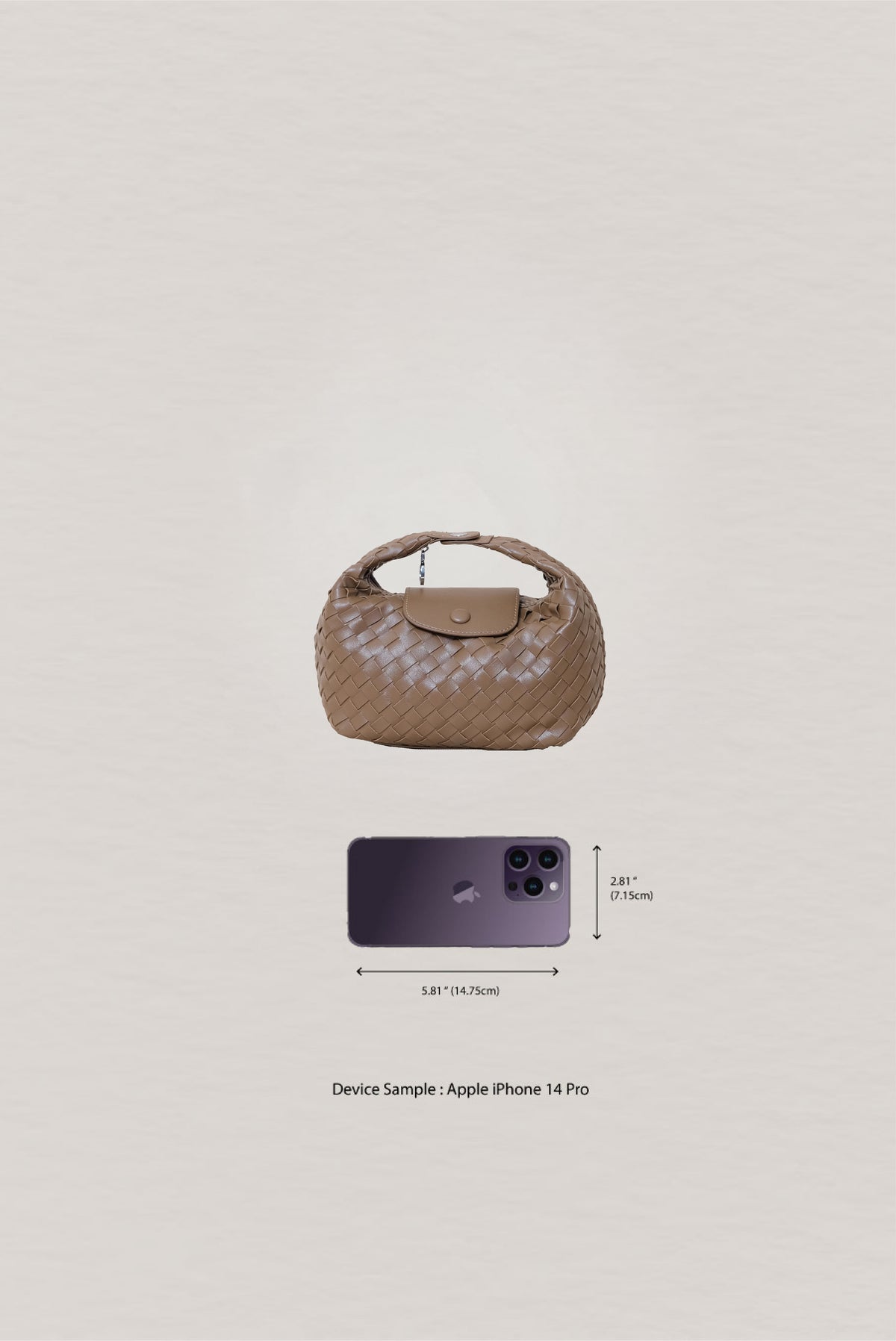 Artisan Aurelia Crescent Bag - Walnut Brown
