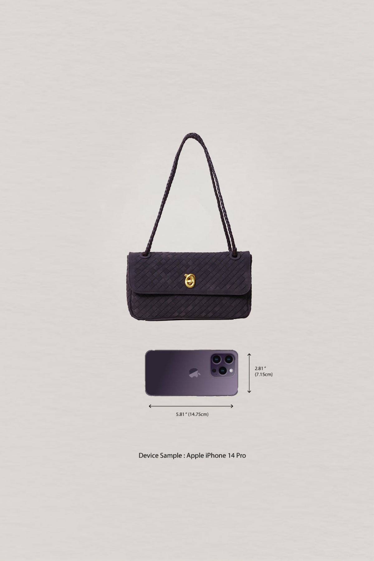 Artisan Linear Flap - Dark Chocolate