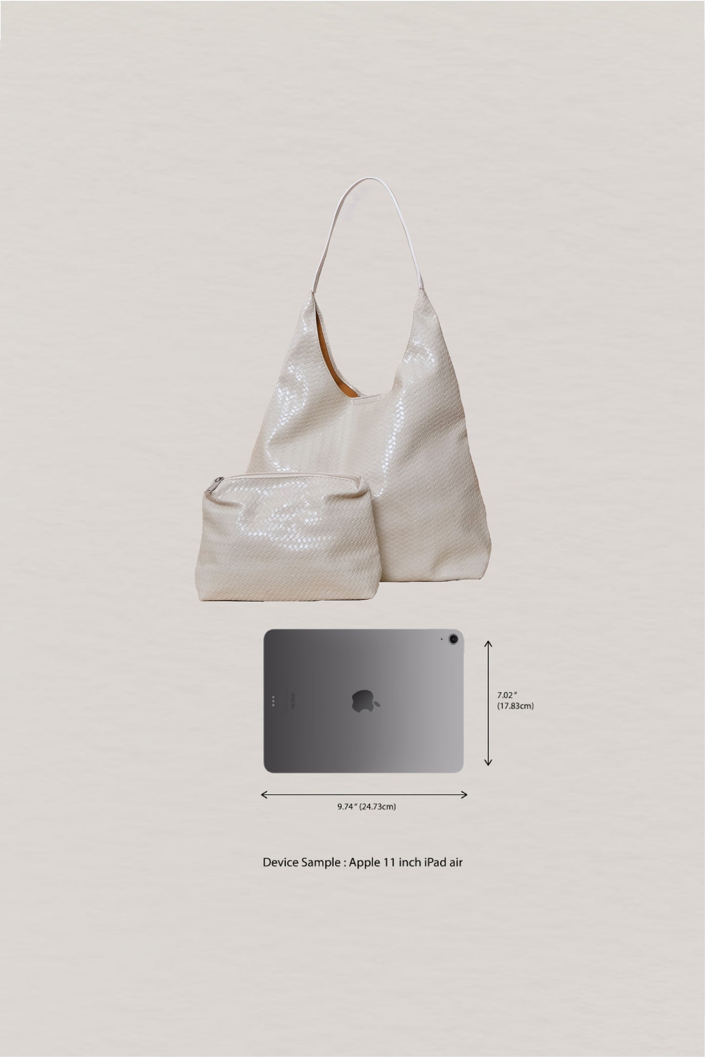 The Pure Elegance Tote - Almond