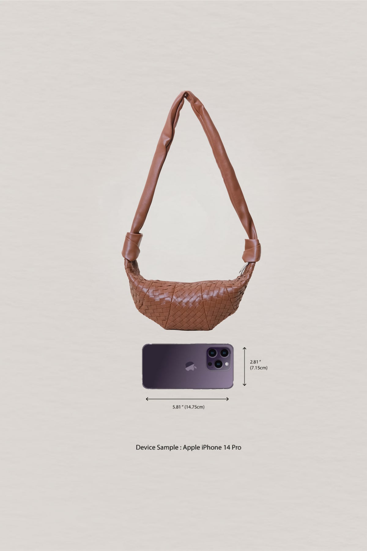 Artisan Classic Crescent Bag - Shinny Chestnut