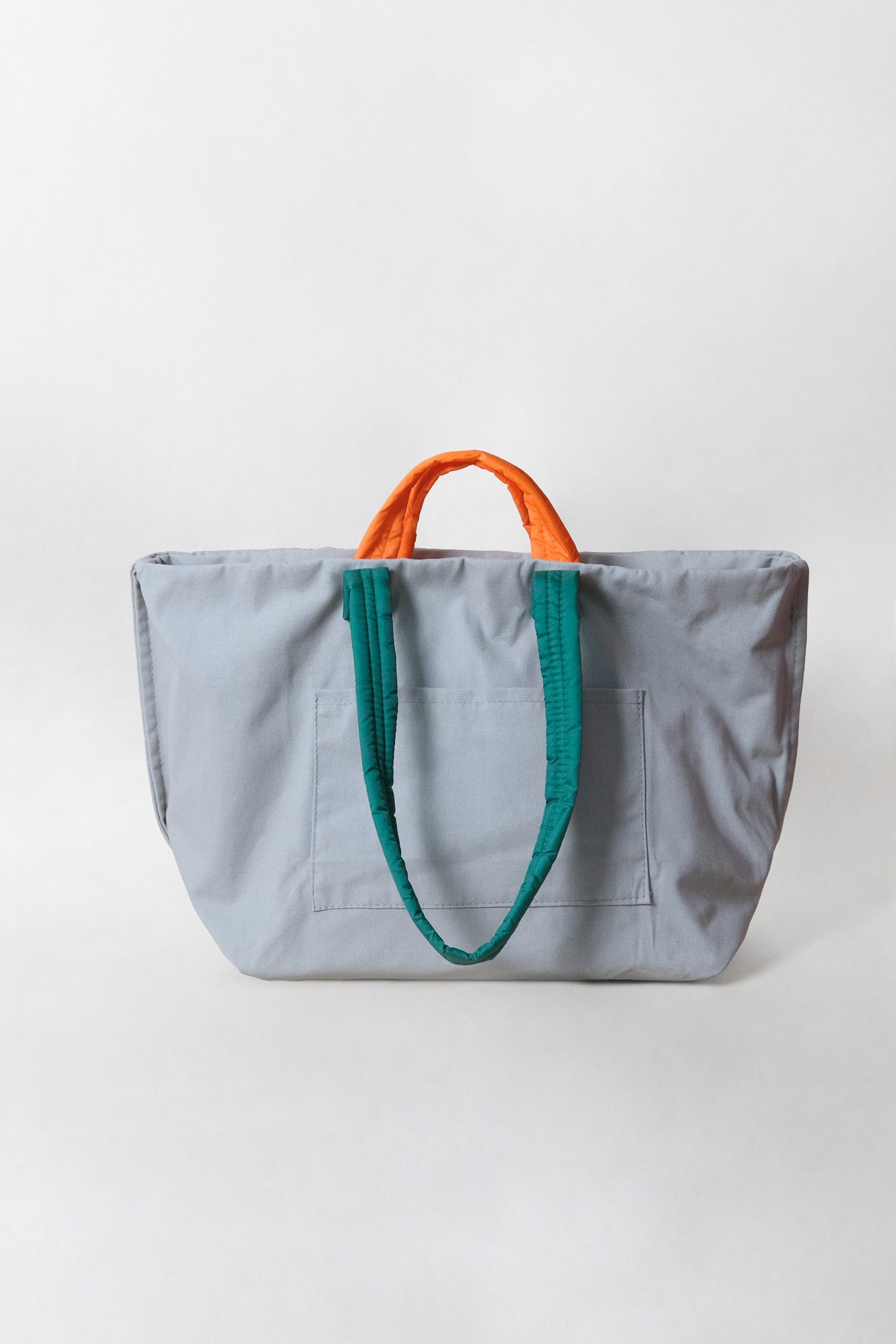 Marlow Canvas Tote - Green + Grey