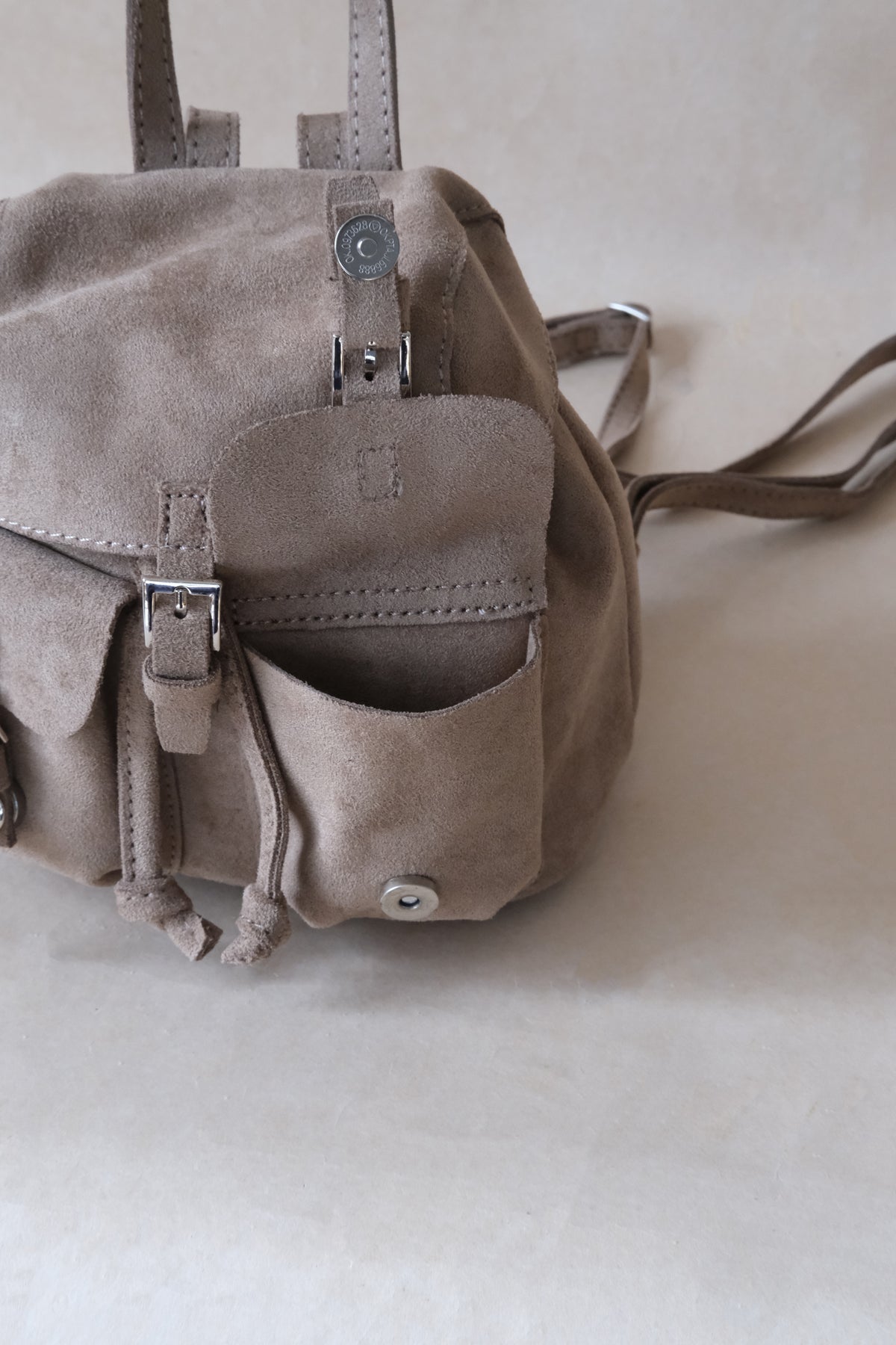 Camille Petite Backpack - Almond
