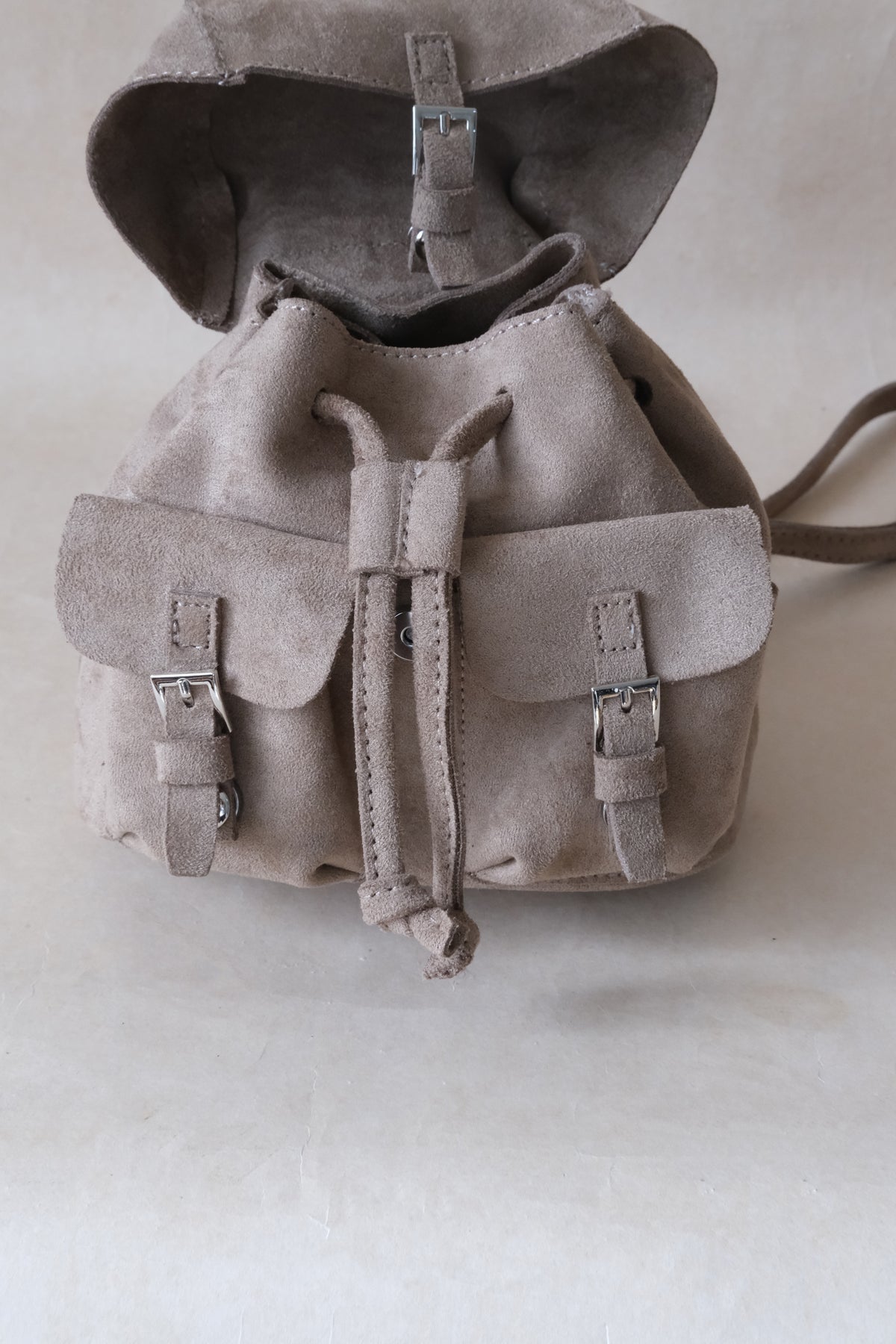 Camille Petite Backpack - Almond