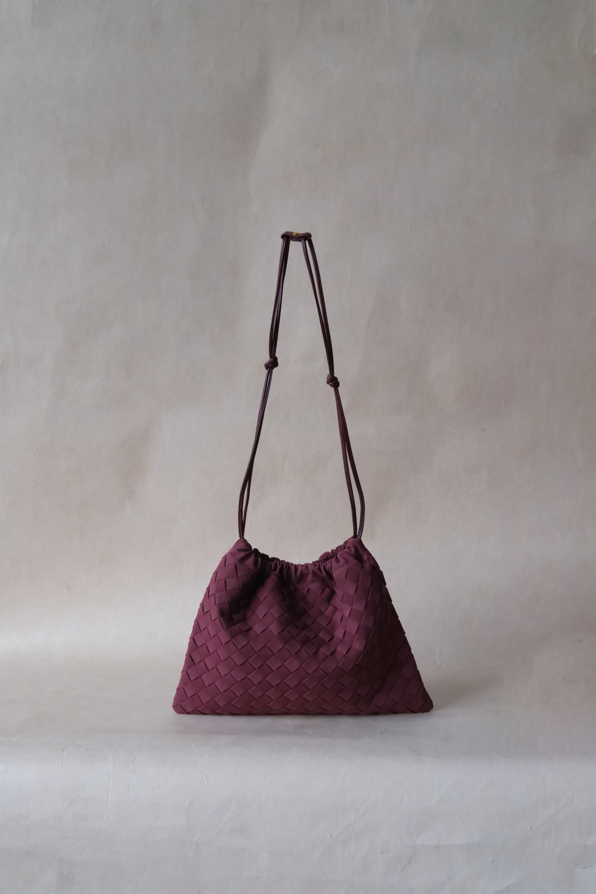 Artisan Cloud Satchel - Bordeaux Red