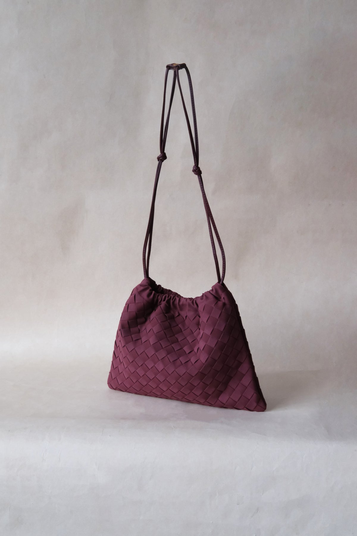 Artisan Cloud Satchel - Bordeaux Red