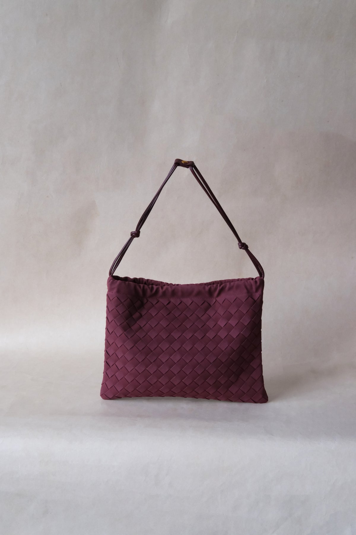 Artisan Cloud Satchel - Bordeaux Red