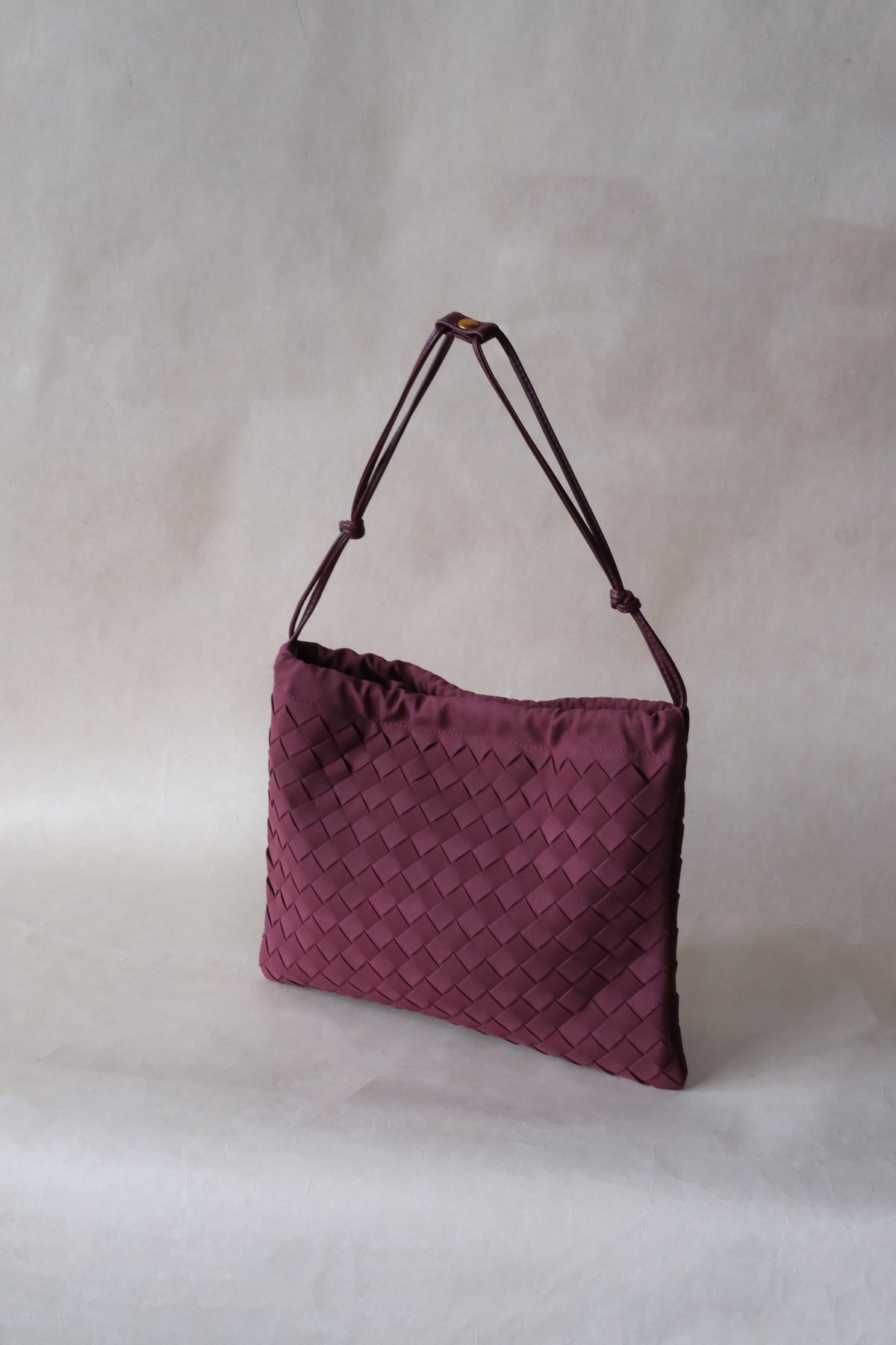 Artisan Cloud Satchel - Bordeaux Red