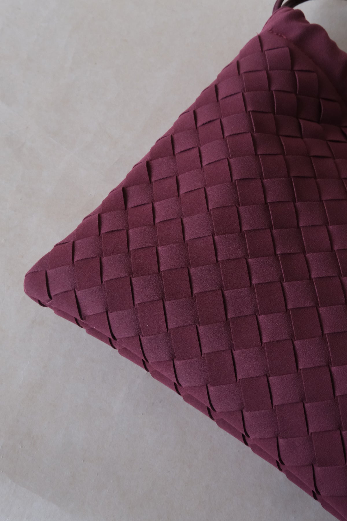 Artisan Cloud Satchel - Bordeaux Red